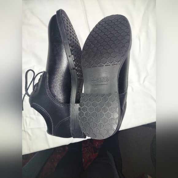 Shoes for Crews, Black, Sz.11, Perfect for Workers on Their Feet All Day - Picture 7 of 8